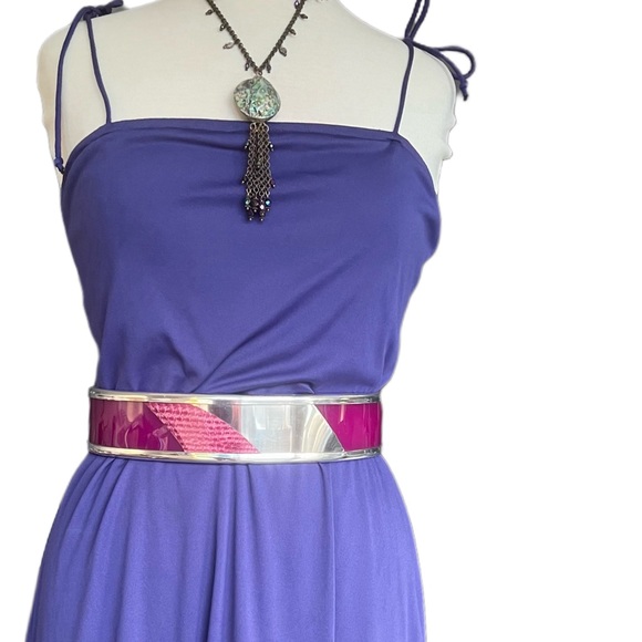 Accessories - VINTAGE 80s lucite fuschia pink belt|OSFM